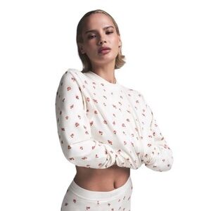 SKIMS Holiday Mushroom Oversized Top AND Boxer Pajama Set